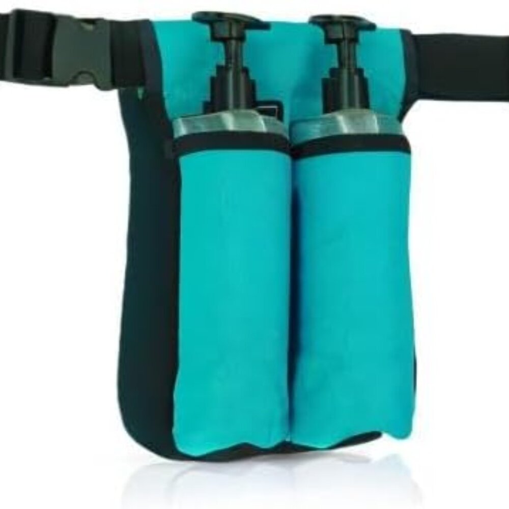 Adjustable Waterproof Polyester Massage Bottle Holster Oil Belt Bag(Any Color)